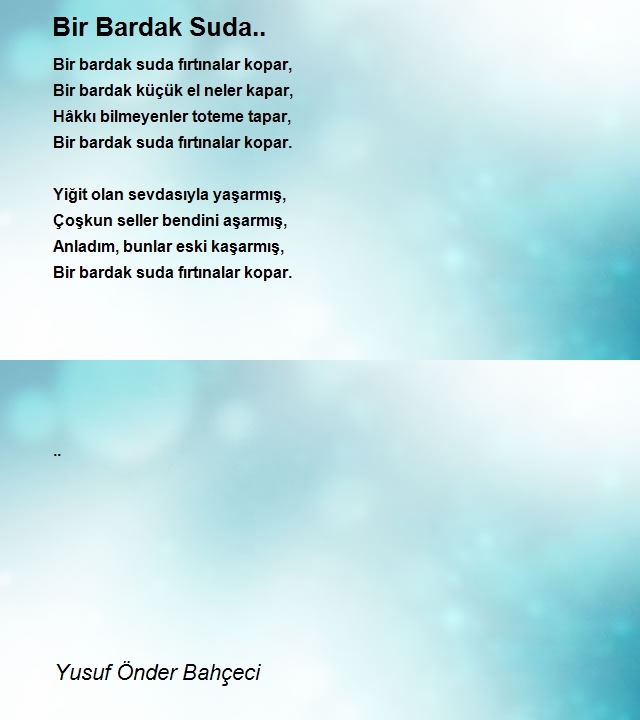 Yusuf Önder Bahçeci