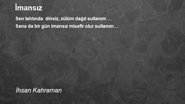 İhsan Kahraman