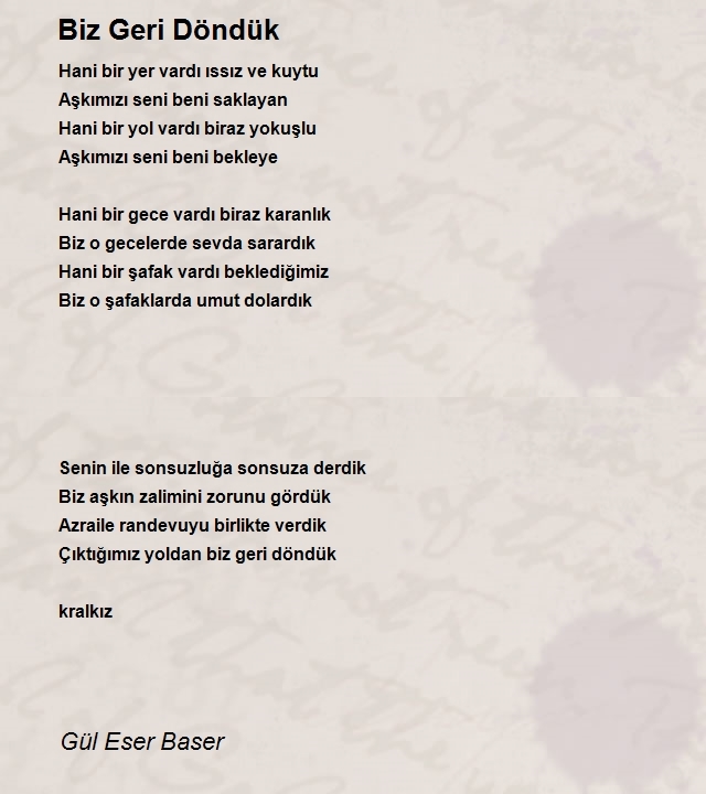 Gül Eser Baser