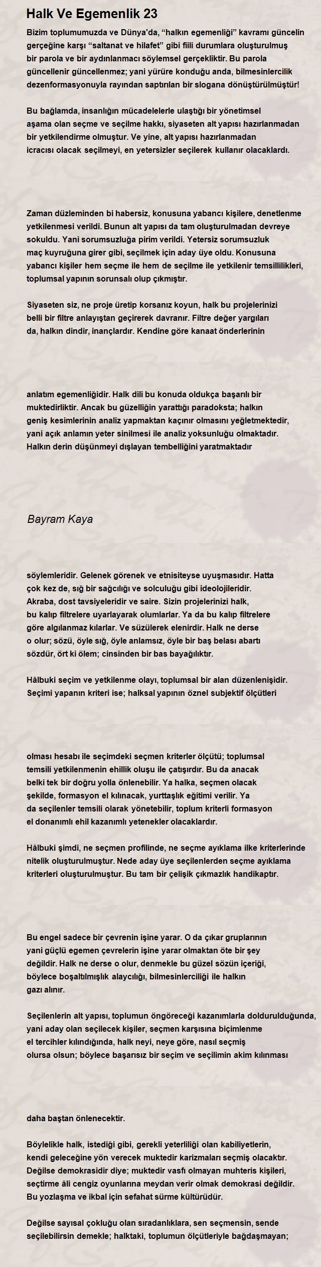 Bayram Kaya