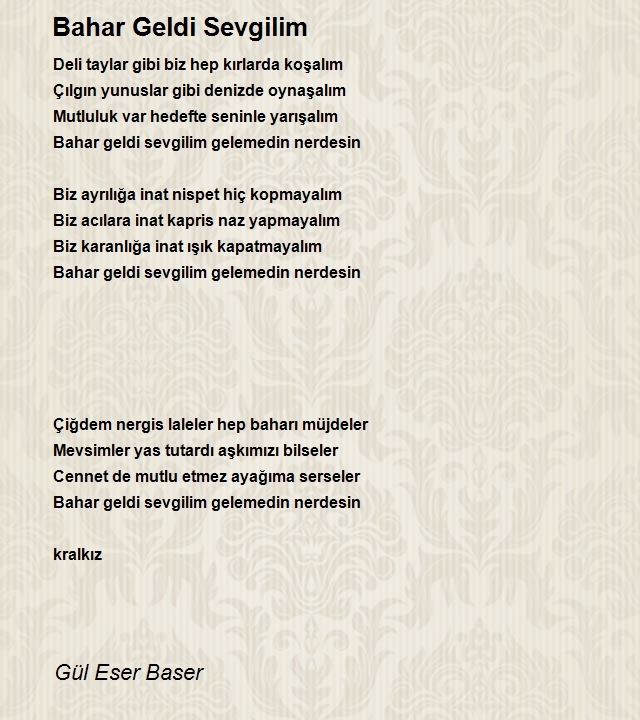 Gül Eser Baser