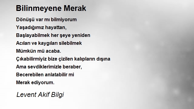 Levent Akif Bilgi