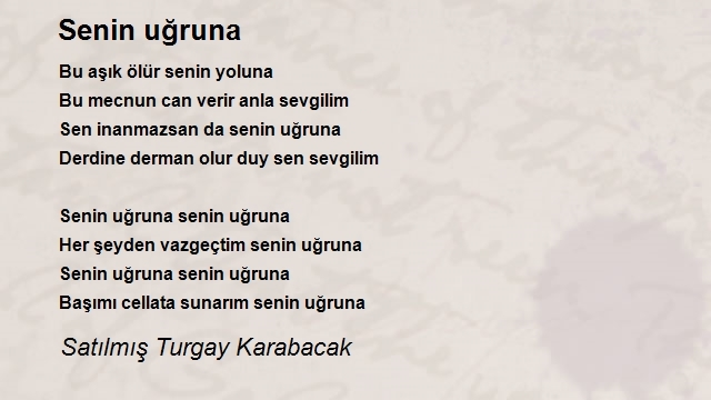 Satılmış Turgay Karabacak