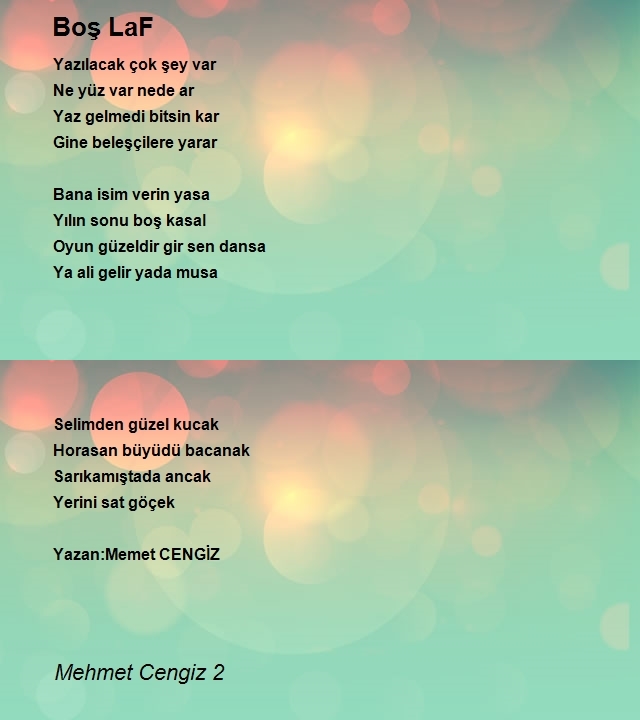 Mehmet Cengiz 2