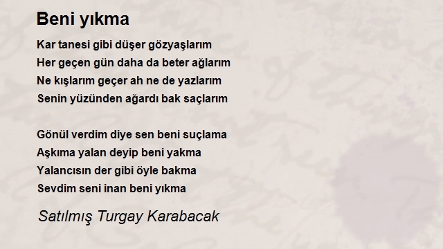 Satılmış Turgay Karabacak