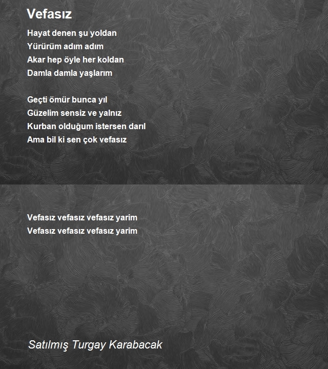 Satılmış Turgay Karabacak