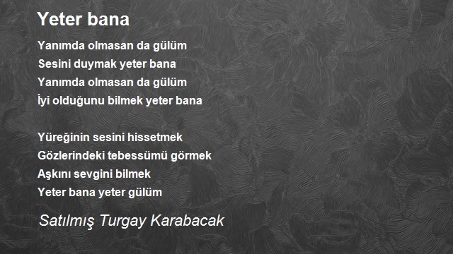 Satılmış Turgay Karabacak