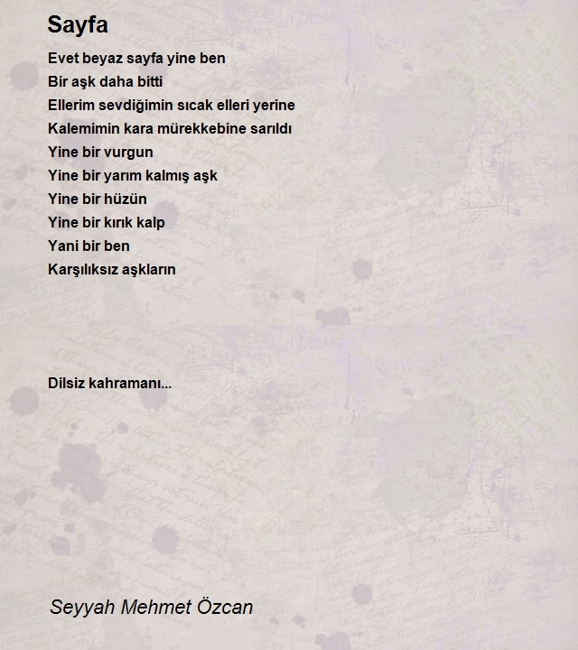 Seyyah Mehmet Özcan