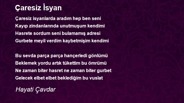 Hayati Çavdar