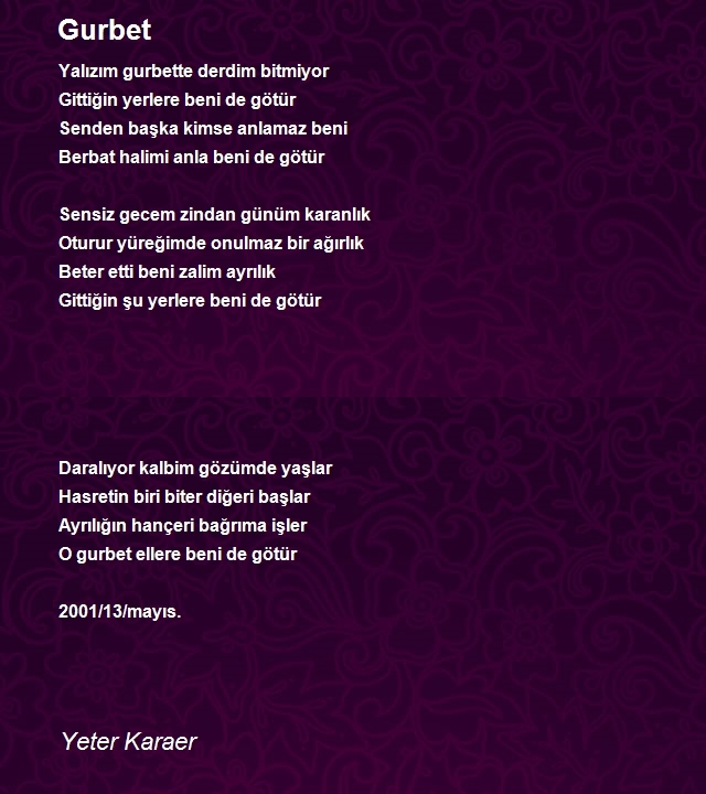 Yeter Karaer