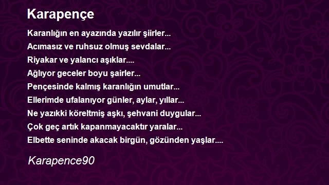 Şair Karapence90