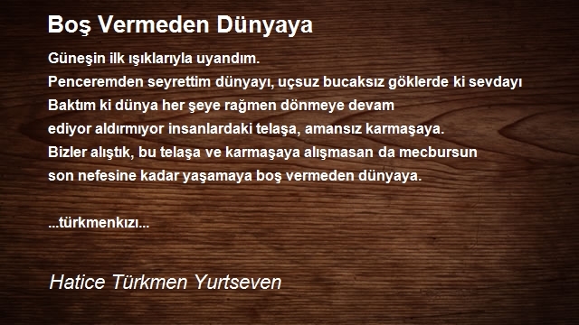 Hatice Türkmen Yurtseven