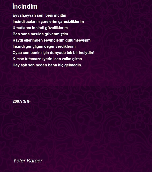 Yeter Karaer