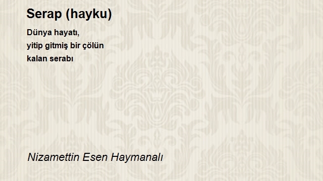 Nizamettin Esen Haymanalı