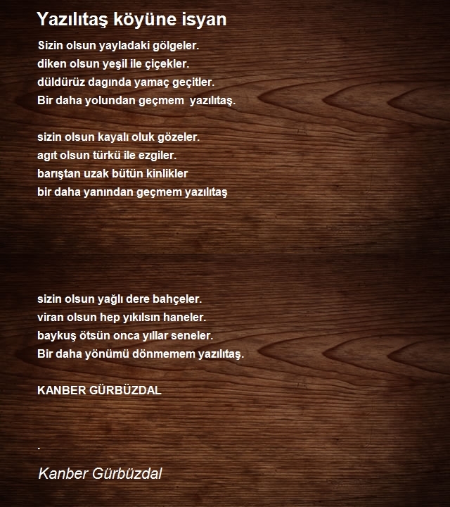 Kanber Gürbüzdal