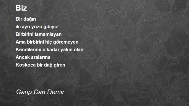 Garip Can Demir