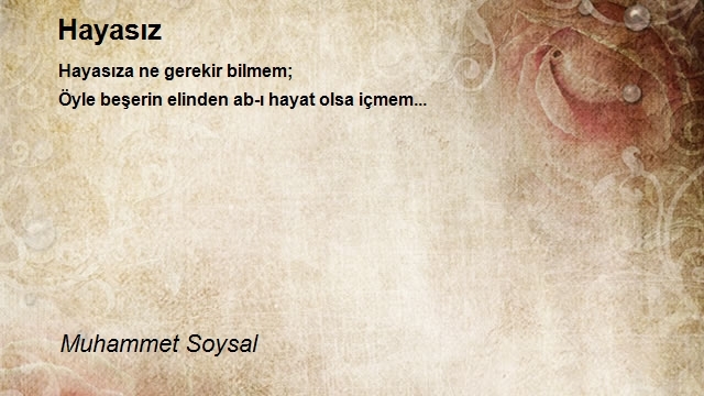 Muhammet Soysal