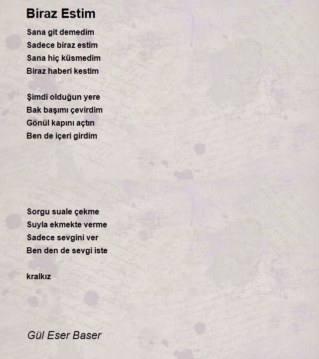 Gül Eser Baser