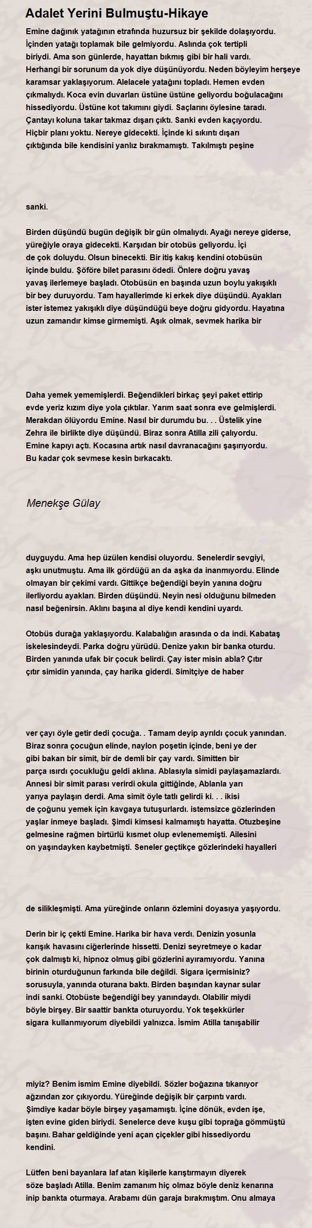 Menekşe Gülay