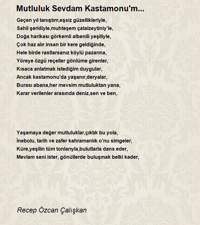 Recep Özcan Çalışkan