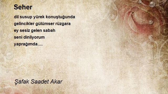 Şafak Saadet Akar