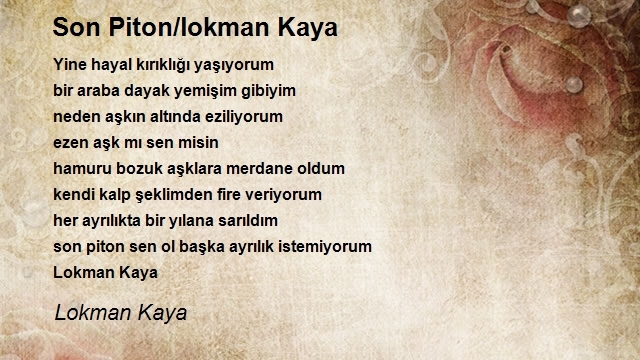 Lokman Kaya