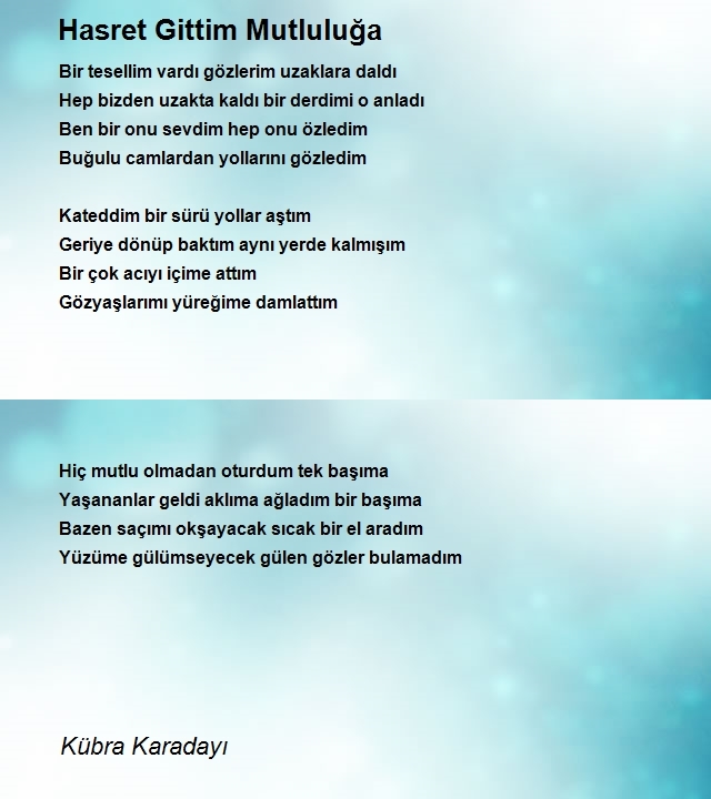 Kübra Karadayı