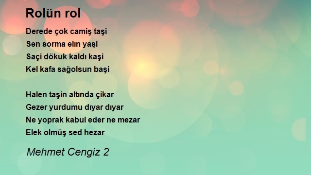 Mehmet Cengiz 2