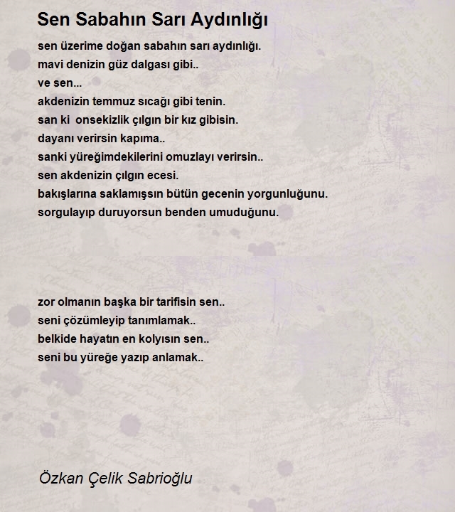 Özkan Çelik Sabrioğlu