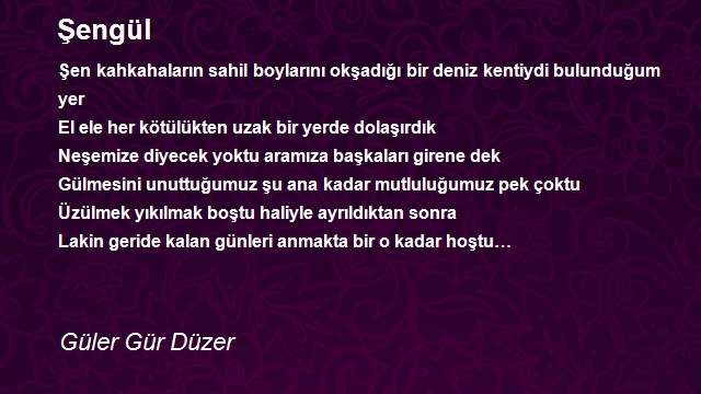 Güler Gür Düzer