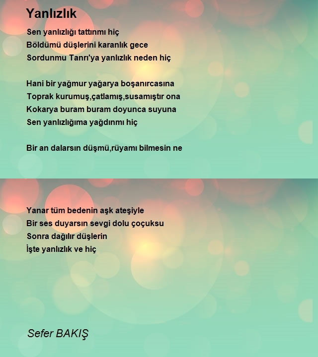 Sefer BAKIŞ 