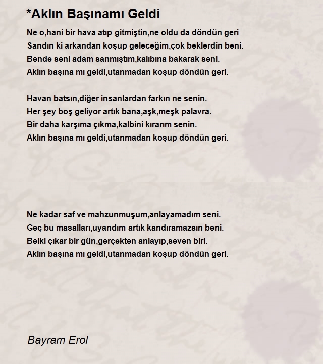 Bayram Erol