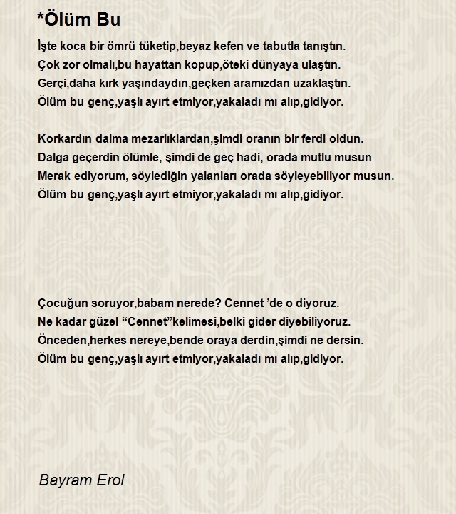 Bayram Erol