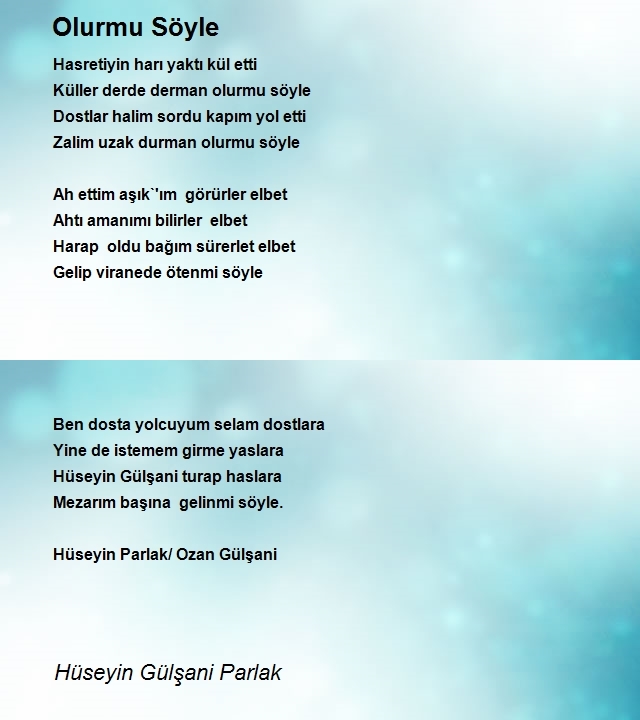 Hüseyin Gülşani Parlak