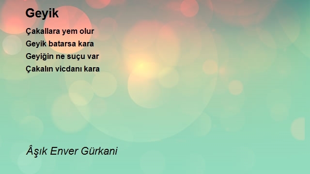 Âşık Enver Gürkani