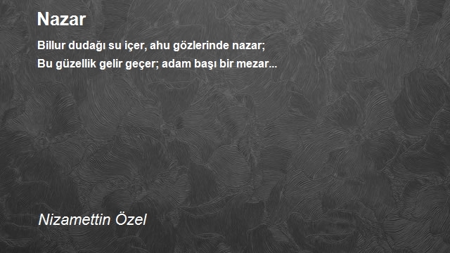 Nizamettin Özel