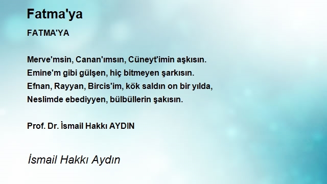 İsmail Hakkı Aydın