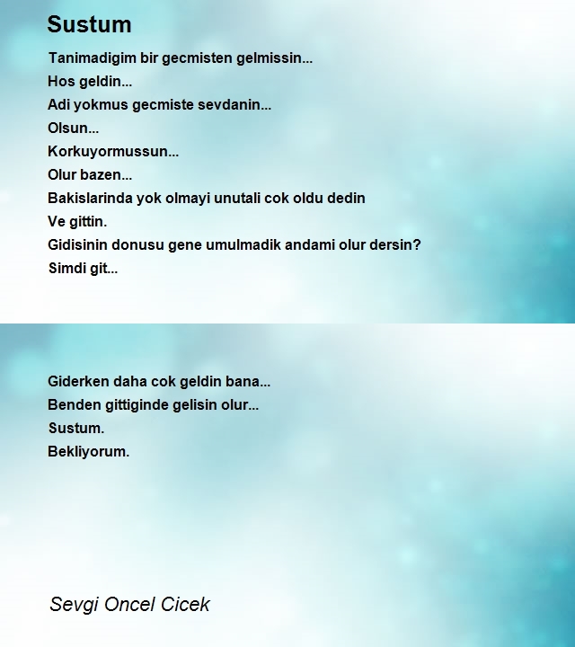 Sevgi Oncel Cicek