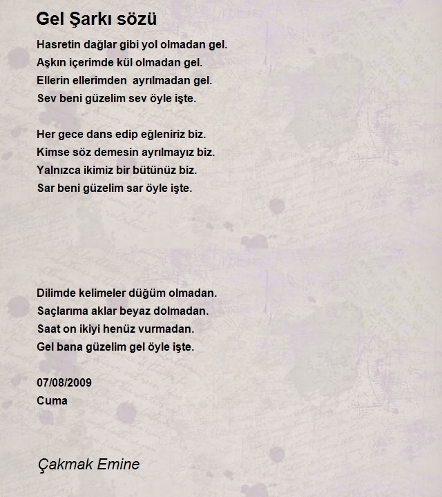 Çakmak Emine