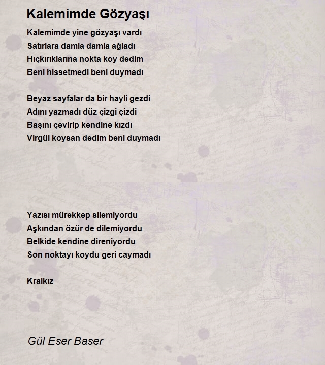 Gül Eser Baser