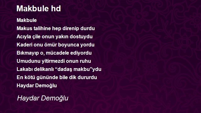 Haydar Demoğlu