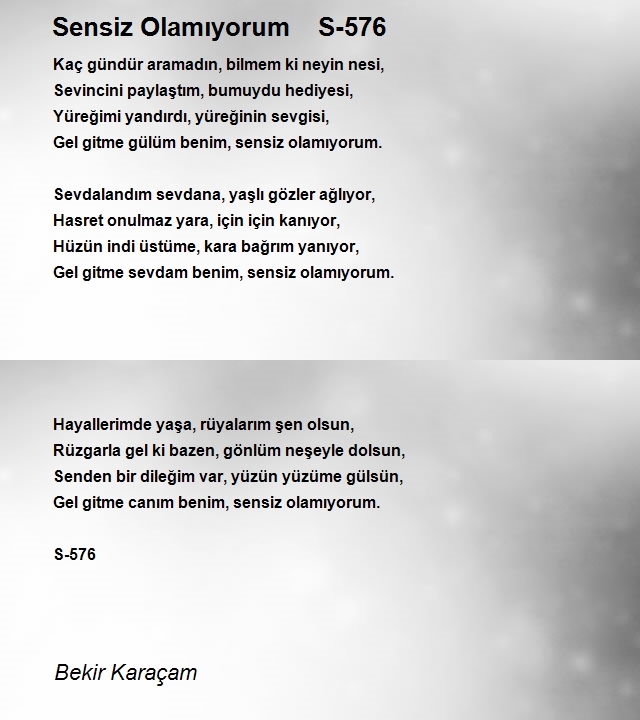 Bekir Karaçam