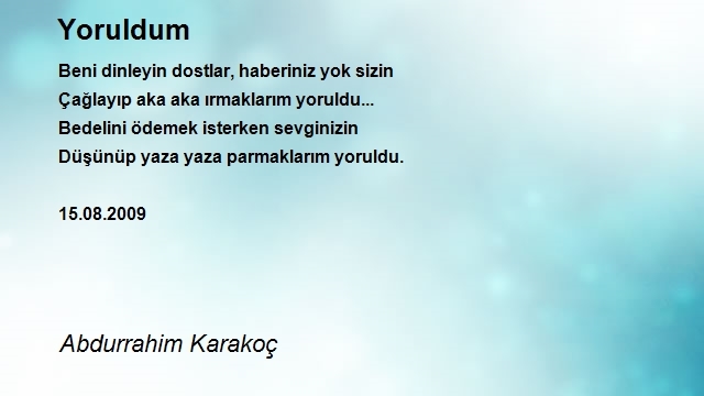 Abdurrahim Karakoç