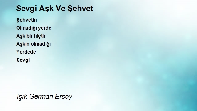 Işık German Ersoy 