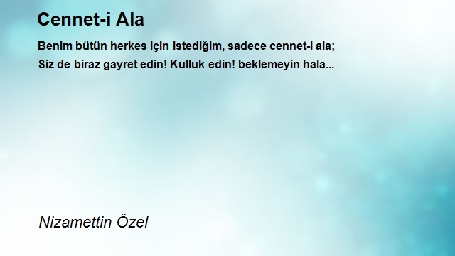 Nizamettin Özel