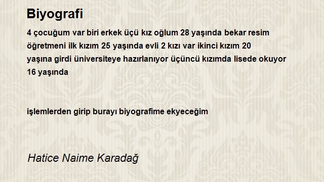 Hatice Naime Karadağ