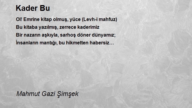 Mahmut Gazi Şimşek