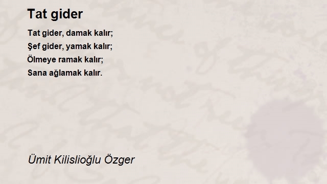 Ümit Kilislioğlu Özger