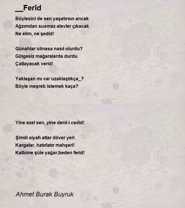 Ahmet Burak Buyruk