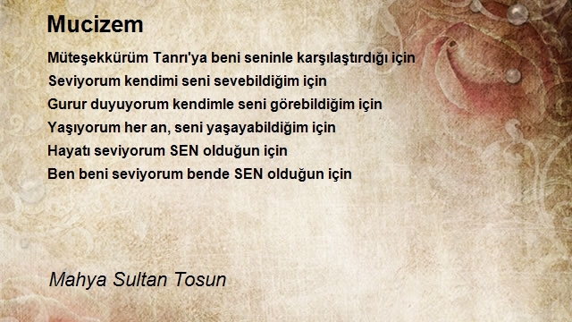 Mahya Sultan Tosun